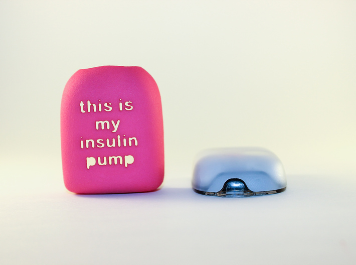 This is my Pump - Omnipod Pod Cover 3d printed 