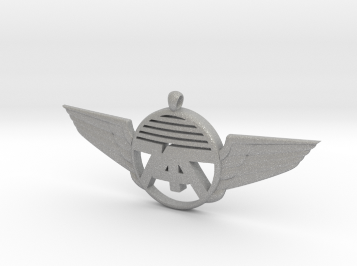 747 Wings Necklace 3d printed