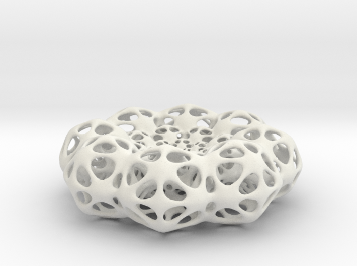 Sensory Knot 3d printed White Natural Versatile Plastic