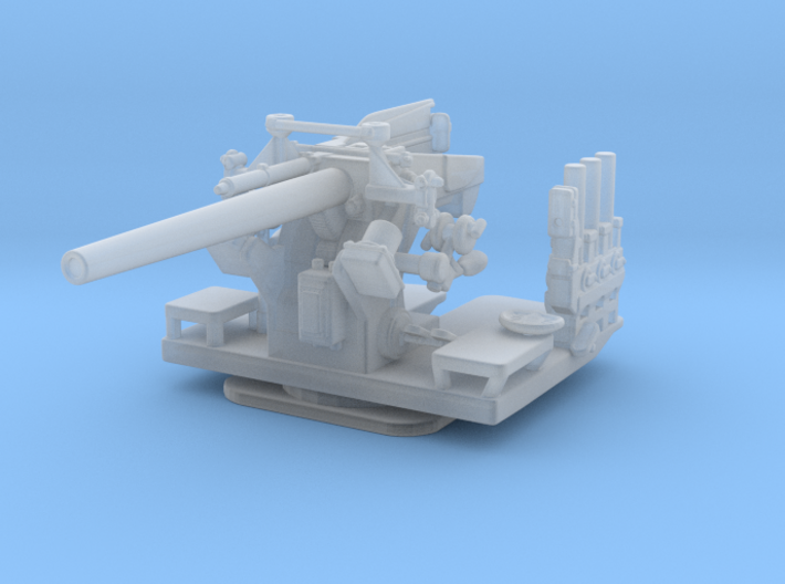 1/144 5"/25 (12.7 cm) Deck AA Gun 3d printed 
