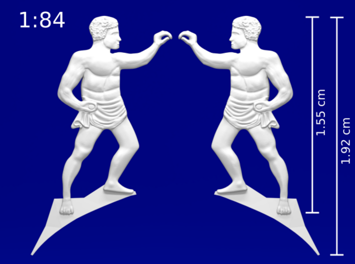 1:84 HMS Victory Stern Figurines 3d printed