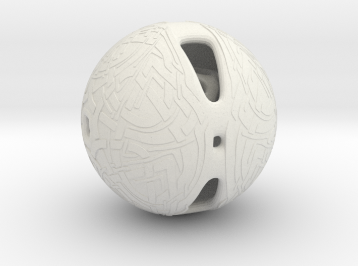 Celtic Knotwork Mythical Sphere 3d printed