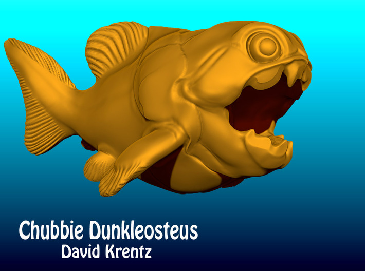 Dunkleosteus Chubbie 1 3d printed 
