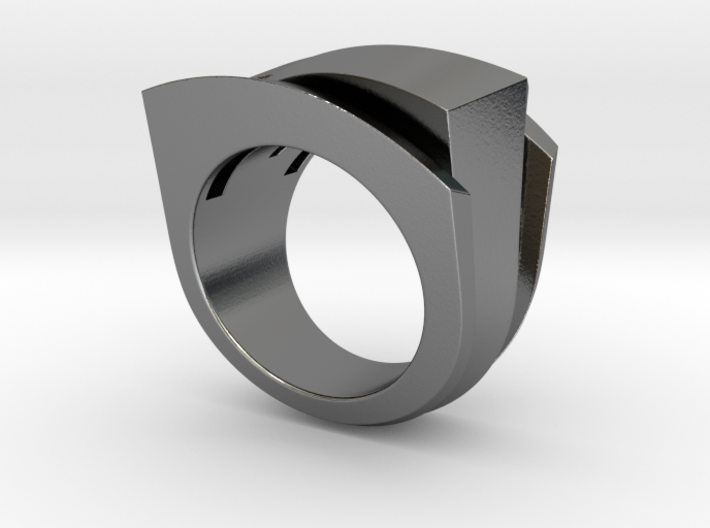 Triangle Ring - Size 9 (18.95 mm) 3d printed 