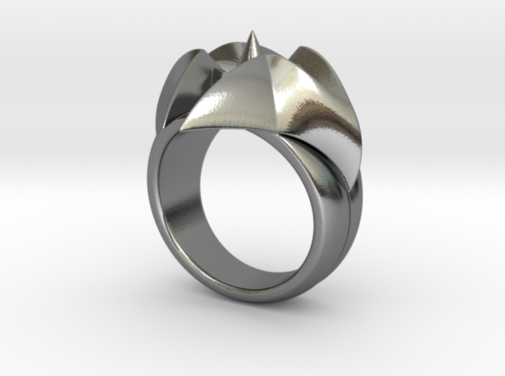 Flower Ring - Size - 9 (18.95 mm) 3d printed 
