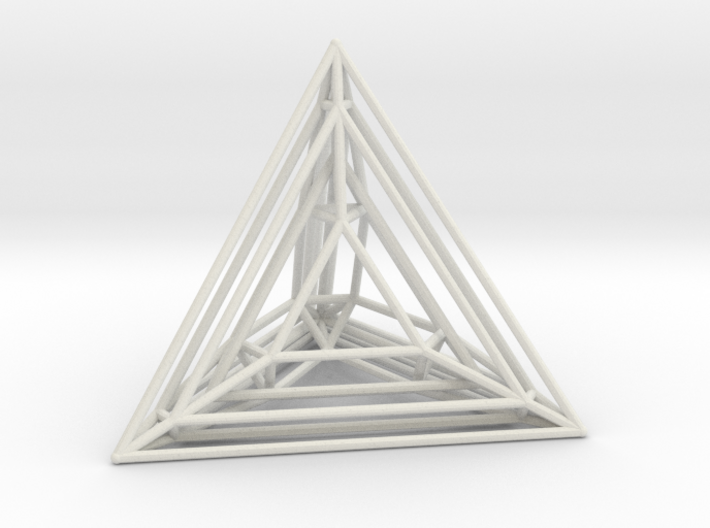 Tetrahedron Experiment 3d printed
