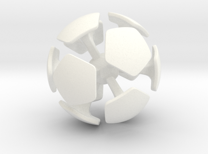 light &quot;airless&quot; foosball ball 1 (2.5cm) 3d printed