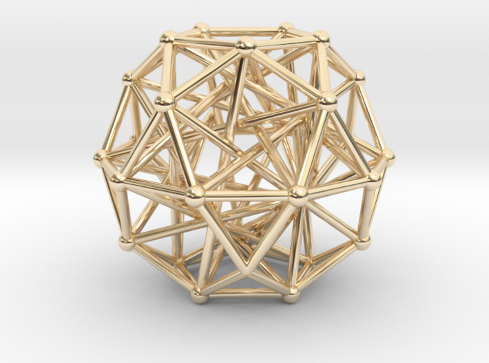 Tensegrity • Icosidodecahedron 3d printed