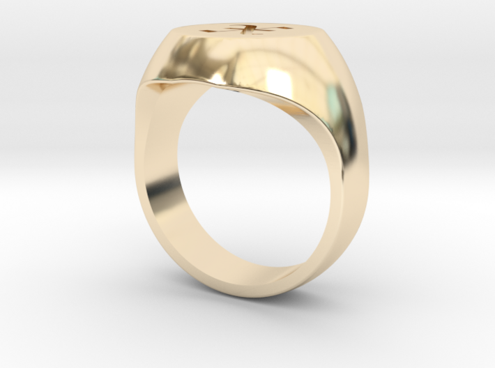 Initial Ring &quot;X&quot; 3d printed