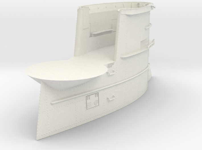 1/16 DKM U-Boot VII/C Conning Tower v2  3d printed