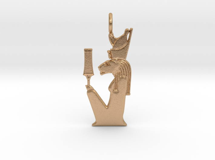 Sekhmet-Mut w/sekhem sceptre amulet 3d printed