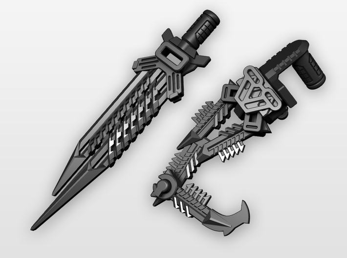 Lockdown Hook &amp; Dagger (Studio Series) 3d printed