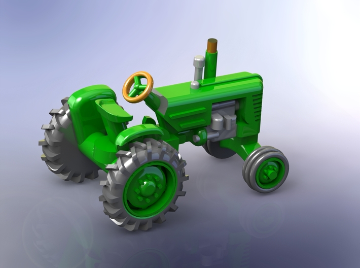 US Case VAI Tractor 1/120 3d printed 