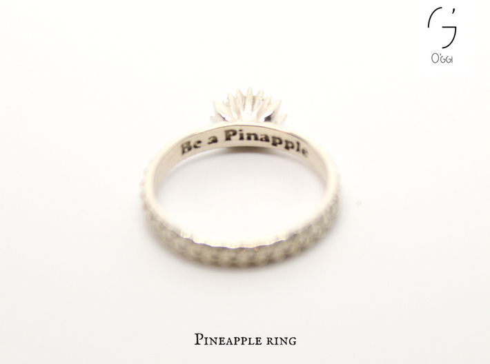 Ananas Ring 3d printed 