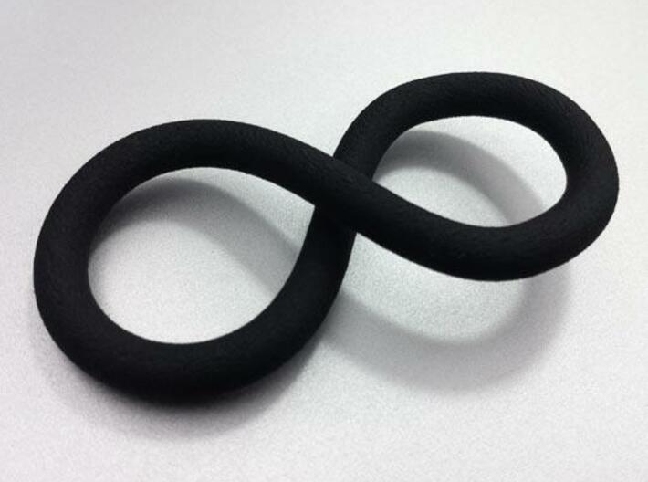 The Concatenator logo - Infinity symbol 3d printed 