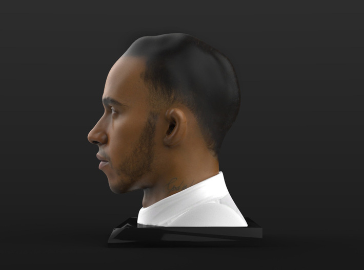 Lewis 1/4 Head Figure 3d printed 