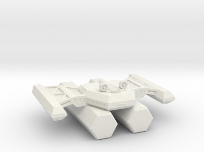 3788 Scale Kzinti Tug with Two Pods SRZ 3d printed