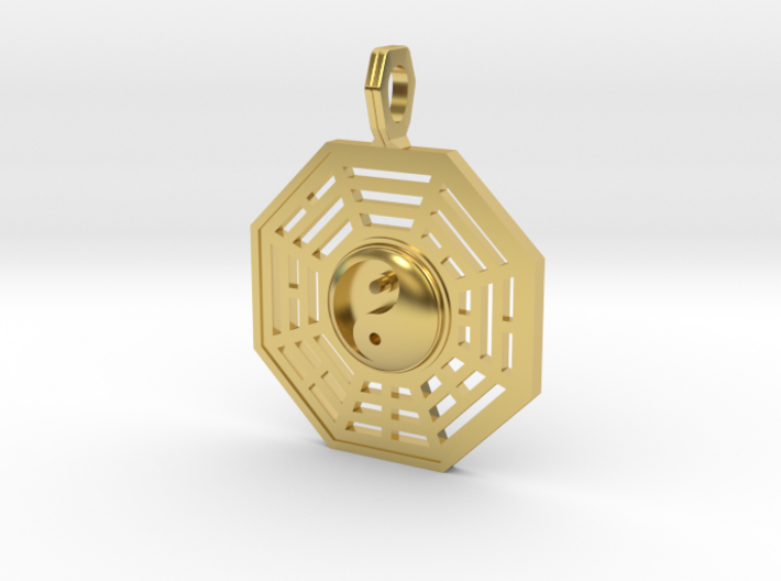 Bagua symbol 3D 3d printed