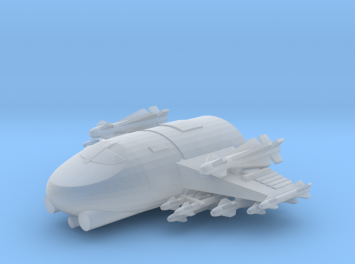 285 Scale Klingon Z-KB Fast Heavy Fighter MGL 3d printed 