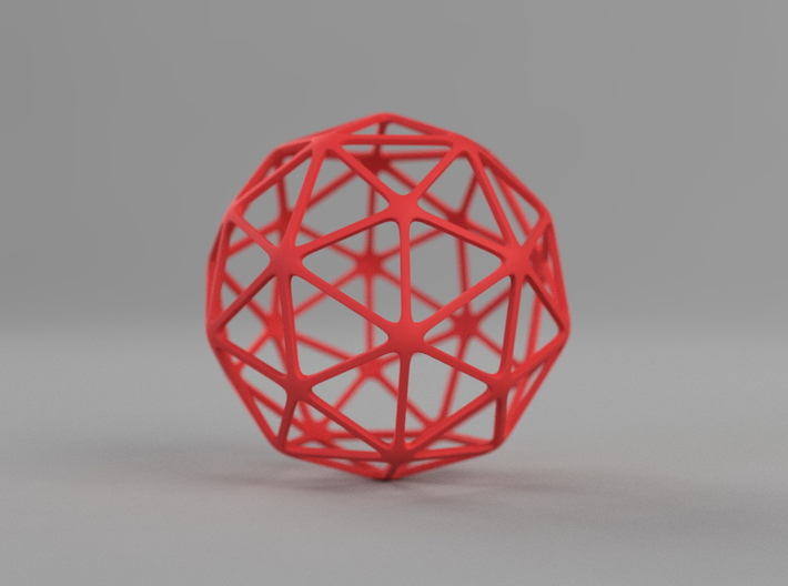 Pentakis Dodecahedron 3d printed 