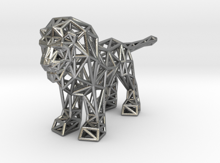 Lion (adult male) 3d printed