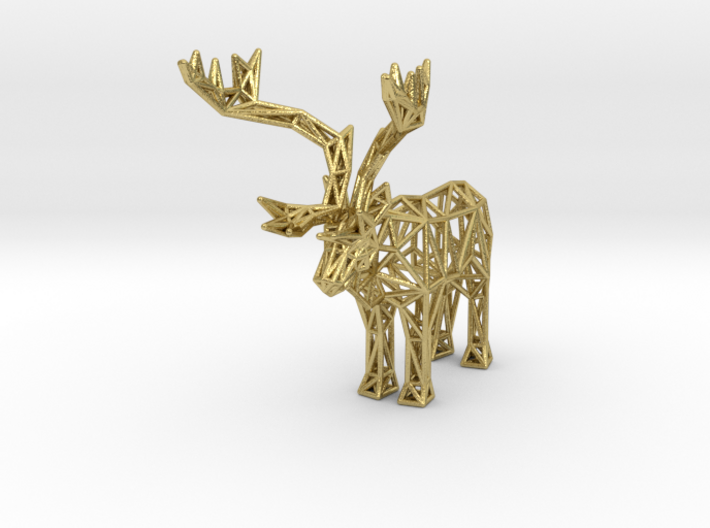 Caribou (adult male) 3d printed