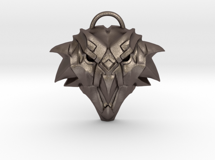 The Witcher: Griffin school medallion (metal) 3d printed