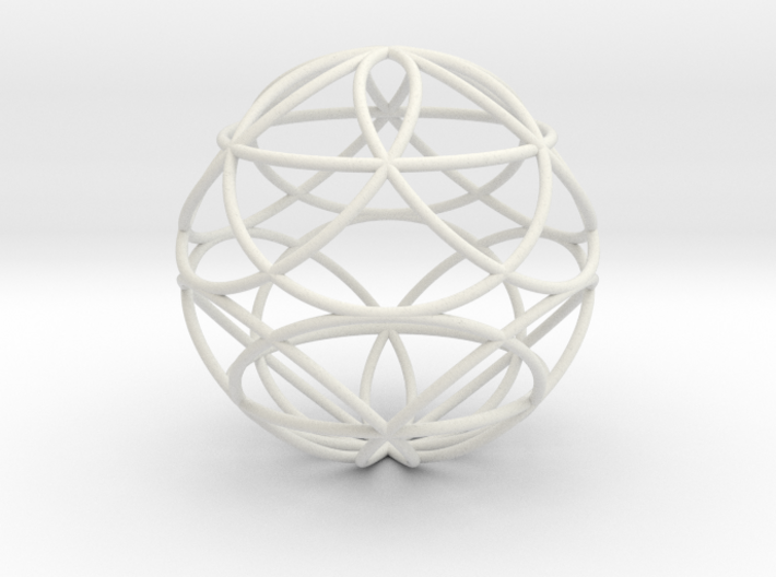 3D 50mm Orb of Life (3D Seed of Life) 3d printed