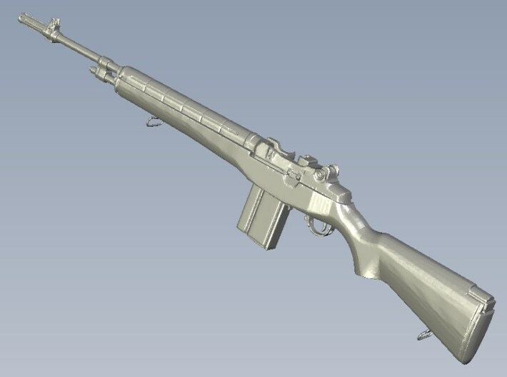 1/24 scale Springfield Armory M-14 rifle x 1 3d printed 