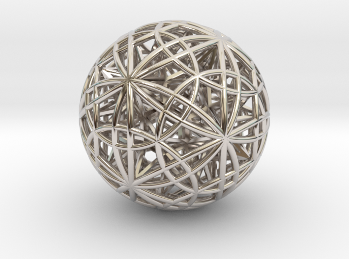 Sphere of Sacred Union 2.5&quot; (No Bale) 3d printed