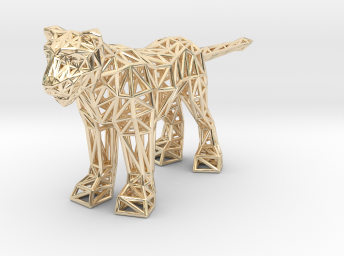 Lion (adult female) 3d printed