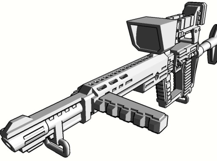 1/6 scale reptilian laser rifle 3d printed Add a caption...