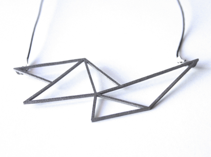 Sharp Necklace - Crystalline Series 3d printed 