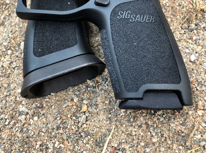 X Frame Base Pad for SIG P320 - Round Detent 3d printed Black Professional