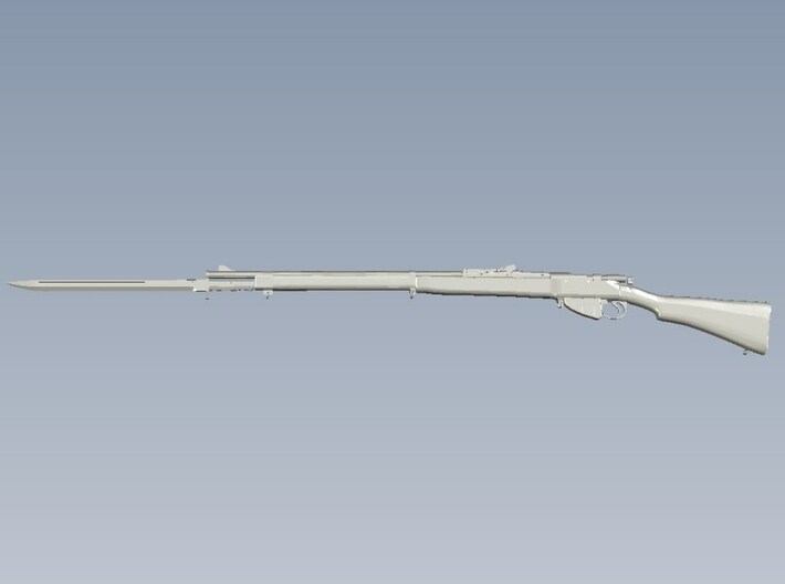 1/20 scale Magazine Lee Enfield 1895 rifles x 5 3d printed 