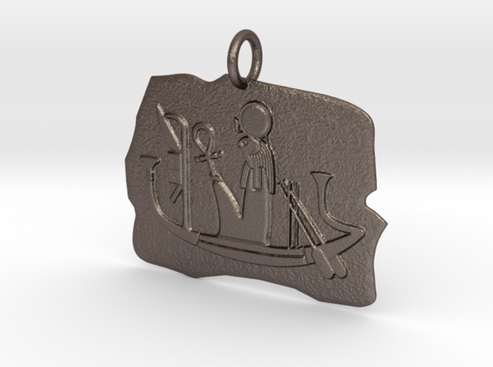 Ra's Solar Barque amulet 3d printed