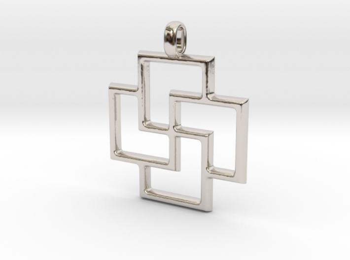 Tursaansydan Symbolic Jewelry Pendant Minimal 3d printed