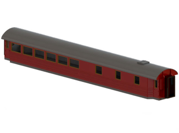 Ro3 version 1 - Swedish passenger wagon 3d printed CAD-model