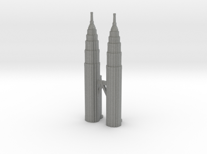Petronas Towers - Kuala Lumpur (3 inch) 3d printed