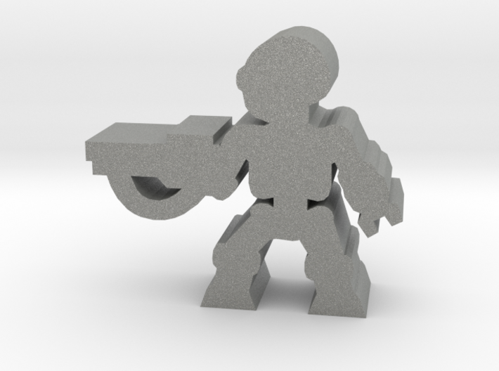 Game Piece, Killer Robot, attack, rifle 3d printed