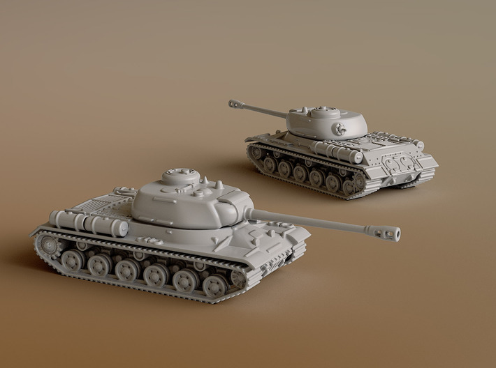 IS-2 Heavy Tank Scale: 1:160 3d printed