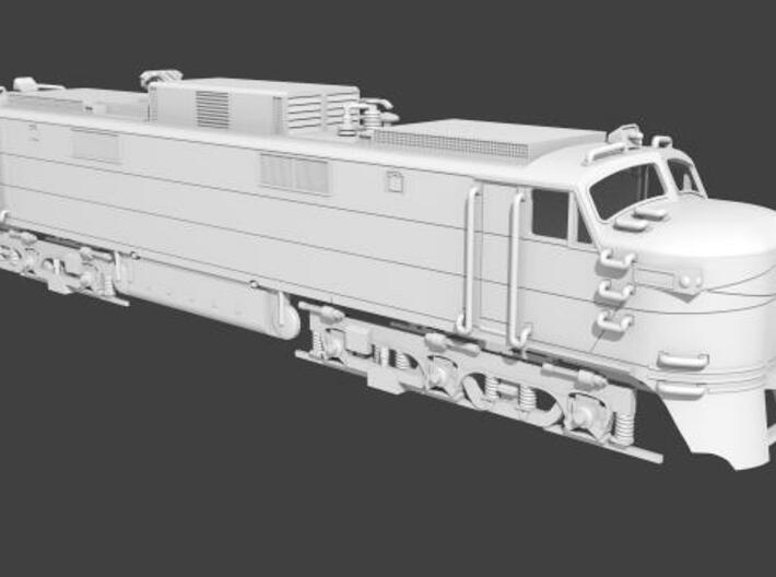 NEP504 N scale EP-5 loco - modified + guides 3d printed 