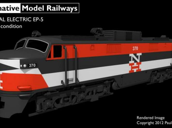 NEP502 N scale EP-5 loco - as built + guides 3d printed