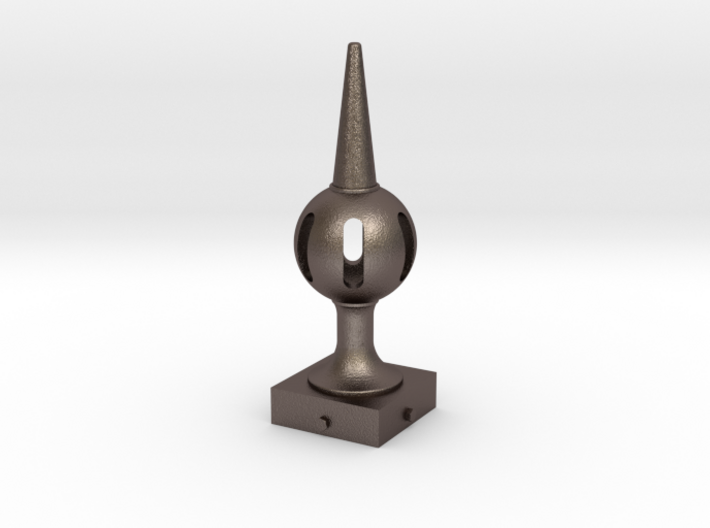 Signal Semaphore Finial (Pierced Ball) 1:19 scale 3d printed