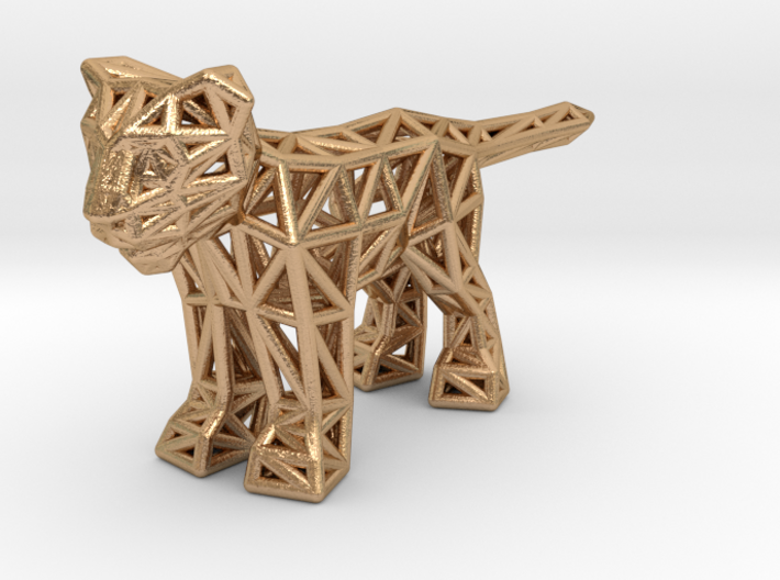 Lion (young) 3d printed