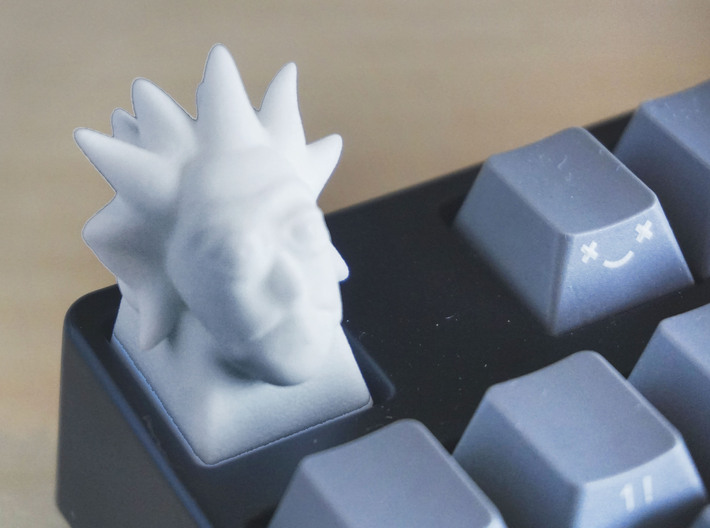Rick Keycap for Cherry MX switches 3d printed 