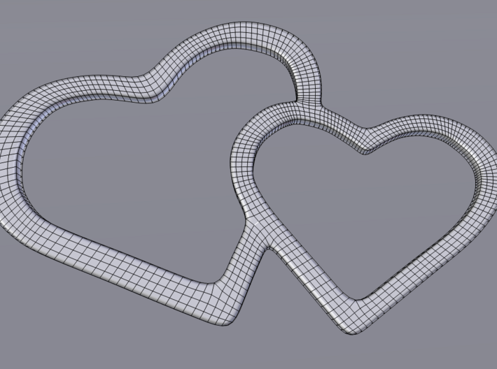 hearts 3d printed 