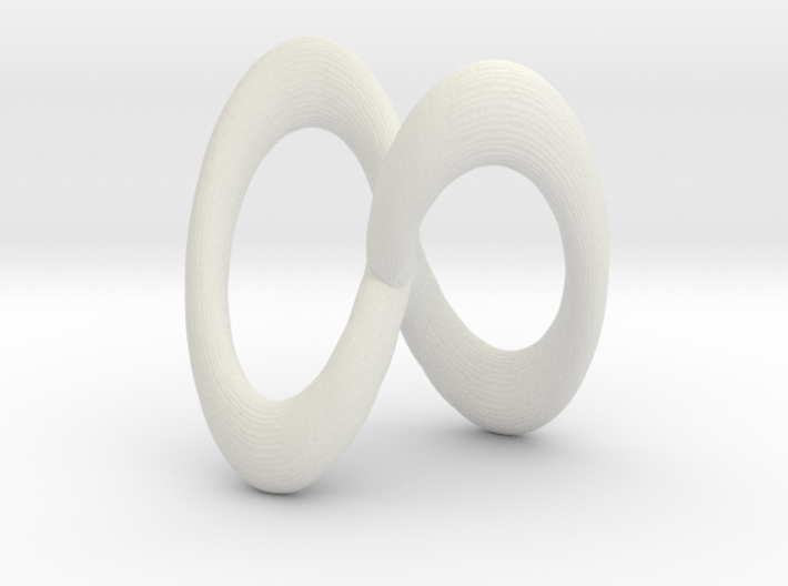 Infinity pendent 3d printed