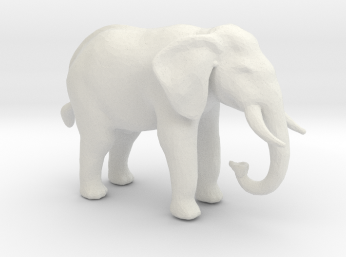 N Scale African Elephant 3d printed This is a render not a picture
