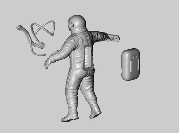 Cosmonaut Alexey Leonov ( 29cm Figure / Hoses) 3d printed 